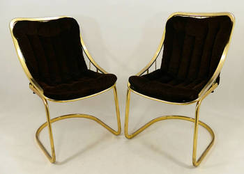 Para krzeseł proj. W. Rizzo, Włochy, lata 70. Para krzeseł proj. W. Rizzo, Włochy, lata 70.