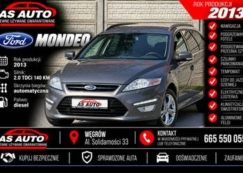 Ford Mondeo 2.0TDCi 140KM titanium/Navi/LEDy/Alufelgi/Pod.fotele/PDC/Hak/S…