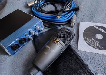 Zestaw do domowego nagrywania studio domowe Presonus mikrofon i interfejs