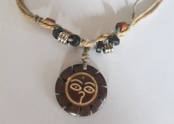 hand made ręcznie robiony zanzibar bransoleta wisiorek orygi