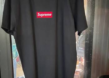 Czarna nowa koszulka Supreme XL -bez metek
