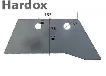 Lemiesz przedpłużka HARDOX 1847Z/P części do pługa LANDSBERG