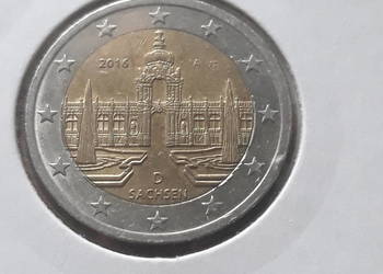 2 Euro Saksonia - Niemcy - 2016 r.-men. A