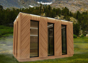 Sauna ogrodowa Berg 390 x 230 cm