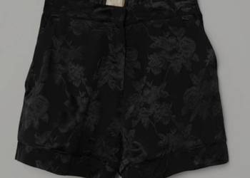 Czarne krótkie spodenki szorty H&M rozm. 38
