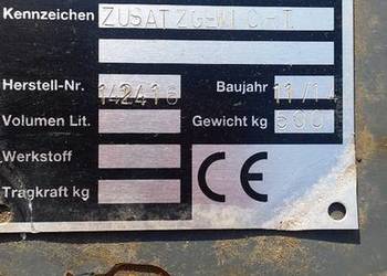 Przeciwwaga do ładowarki Doosan DL 550-3