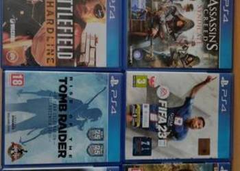 Sprzedam konsole PS4+ 2 pady + 16 gier