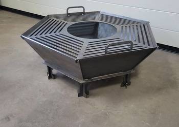 Palenisko ogrodowe grill turystyczny mobilny metalowy 3mm