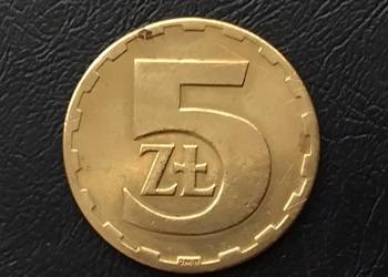 Moneta 5 zł 1977 r bzm
