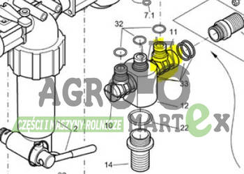 ZF460 ZAWÓR AMAZONE