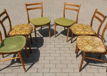 Krzesło A-5906 Marian Grabiński, design lata 50/60 te PRL Vi