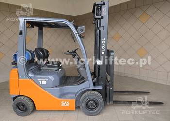 Wózek widłowy TOYOTA 8FGF15 jak nowy, TOYOTA 8FG15 widlak Linde