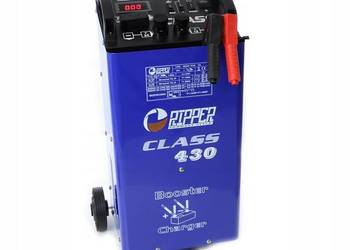 Prostownik z rozruchem ripper lcd class 430A kable