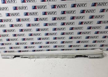  7256911 BMW F30 F31 LISTWA PROGOWA LEWA ORYGINAŁ A300 ALPINWEISS