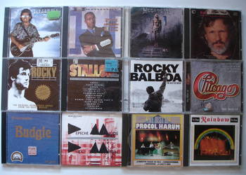 Płyty CD kolekcjonerskie -różne (zestaw nr1)