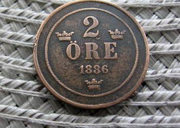 Szwecja 2 Ore 1886r