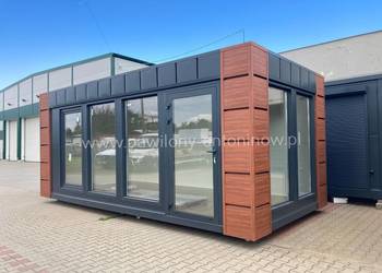 NOWY PAWILON BIUROWY KONTENER USŁUGOWY HANDLOWY - PRODUCENT