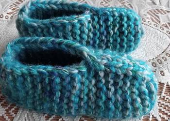 Mega grube kapcie z włóczki 40 - 44#papcie#bambosze#wełniaczki