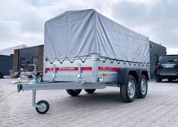 Przyczepka TEMARED PRO 2612/2 z plandeką 80 cm DMC 750 kg
