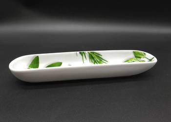 Podłużna porcelanowa patera, model La Vie.