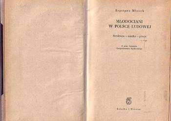 (9601) MŁODOCIANI W POLSCE LUDOWEJ (STRUKTURA – NAUKA – PRAC