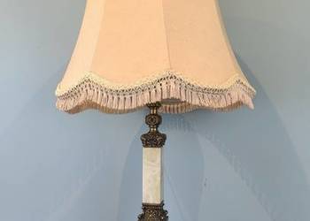 Piękna unikalna lampa mosiężna - marmur, polecam