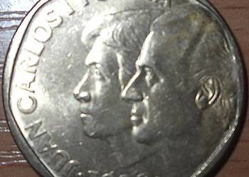 HISZPANIA-500 PESETAS-1989 r -(JUAN CARLOS | Y SOFIA)-CU-AI-