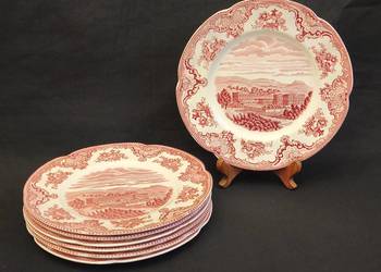 Talerz deserowy angielski Johnson Bros "Old Britain Castles"