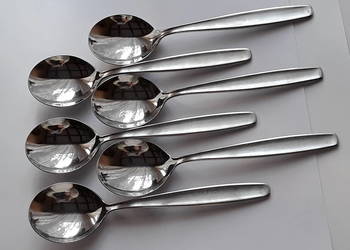 Łyżki do bulionu, WKLĘSŁY, Gerlach, sztućce PRL