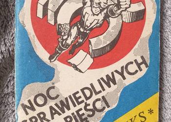 Noc Sprawiedliwych Pięści - komiks kung-fu 1983 Polska