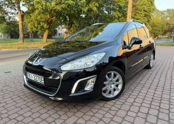 Śliczny 7-osobowy Peugeot 308 SW, Oryg Przebieg, LIFT, ALU, BT, PANORAMA
