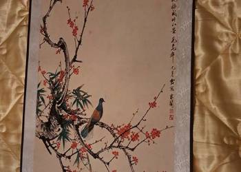 zwój  oryginalny chiński jedwab