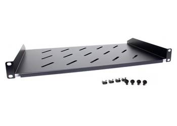 Półka rackowa Getfort 19 cali 1U 270mm Czarna