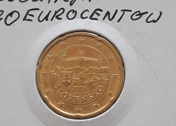 20 Eurocentów Słowacja 2009 r. - mennicza.