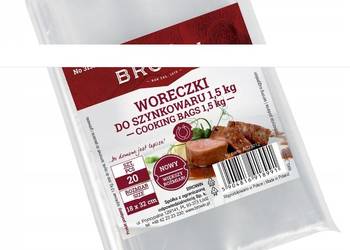 Worki Woreczki foliowe do szynkowaru 20 sztuk Browin na 1,5 KG