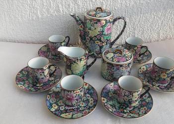 Nowy serwis do espresso-porcelana chińska-ręcznie malowany