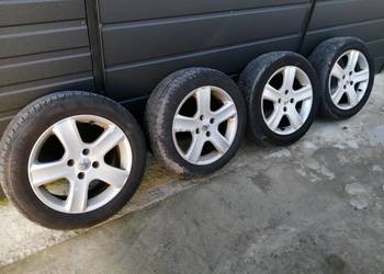 Koła PEUGEOT 16" 4x108 oryginalne alufelgi + opony letnie 205/55 + śruby