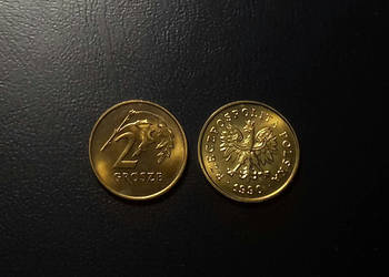 2 gr 1990 mennicze/unc z rolki NBP