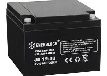 Akumulator ENERBLOCK AGM JS12-28 12V 28Ah