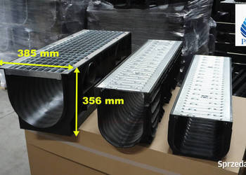 Odwodnienie liniowe A15 38,5x35,6 cm polipropylenowe, OCYNK!