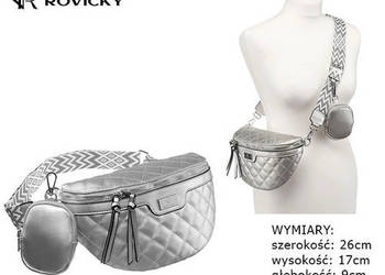 saszetka nerka R-NER-6-2953 SILVER