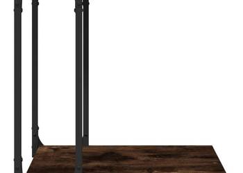 vidaXL Stolik boczny na kółkach, przydymiony dąb(SKU:825809)