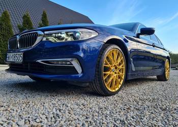 BMW 5 4x4 XDrive salon PL ory. przebieg koła Lato/Zima 1 właścicle ASO