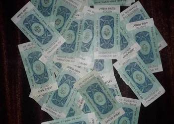 Stare kolekcjonerskie akcyzy banderole 35 sztuk