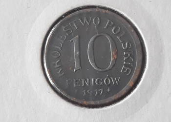 10 Fenigów Królestwo Polskie 1917 r. - nr 2 10 Fenigów Królestwo Polskie 1917 r. - nr 2