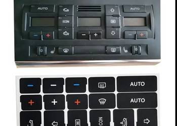 Audi A4 B6 B7 Zestaw naprawczy przycisków naklejki nawiewu climatronic