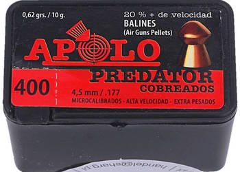 Śrut Apolo Predator Copper 4.52 mm, 400 szt. 0.70g/10.0gr (19950-2)