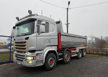 SCANIA G490 8x4 wywrotka hydro klapa , 27T ładowność