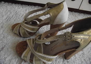 LETNIE BUTY Z NATURALNEJ SKÓRY  r. 36
