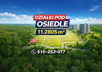 Działki inwestycyjne 11,28 ha pod osiedle – Gmina Brochów, okolice Sochacz…